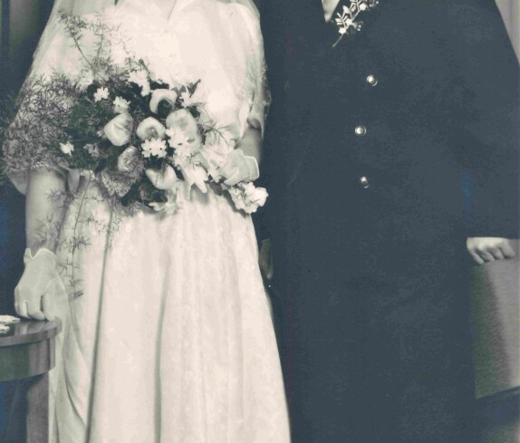 Das Hochzeitspaar Sofie Sisko (*1919/+1996) und Franz Doppler (*1913/+1991) - Sackgasse 1
