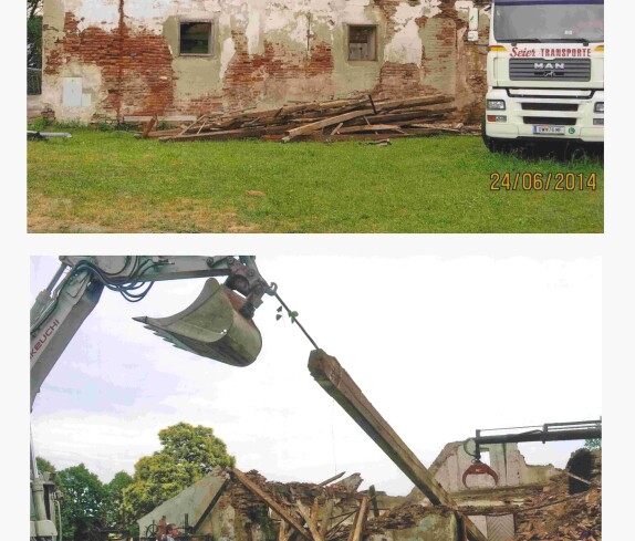 Abriss der Stiebermühle (Mühlgasse 26)