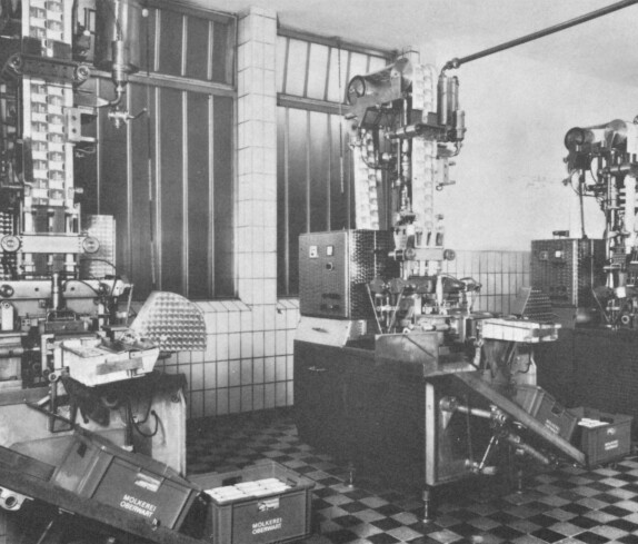 Milchabfüllungs- und Verpackungsanlage in der Genossenschaftsmolkerei (Molkereistraße 8)
