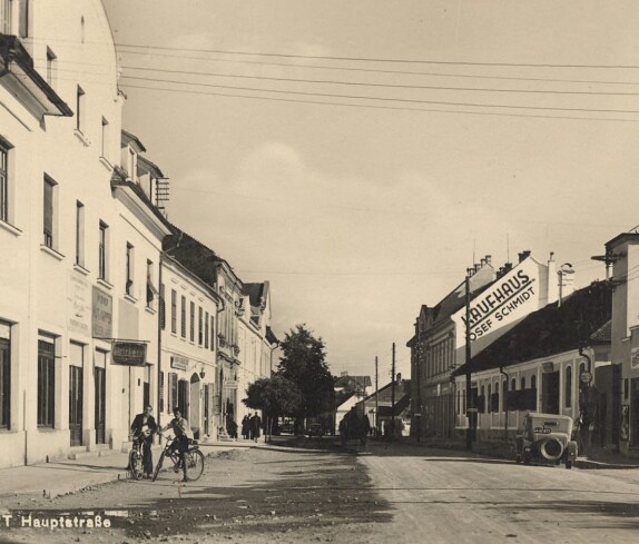 Ansichtskarte: Hauptstraße / Wienerstraße gegen SO