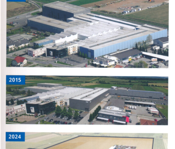 Die bauliche Entwicklung der Unger Steel Group / Unger Stahlbau am Firmensitz Steinamangerer Str. 163 - Teil II.