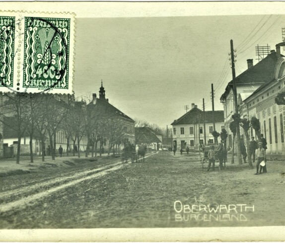 Ansichtskarte: Hauptstraße (Hauptplatz) in Richtung SO
