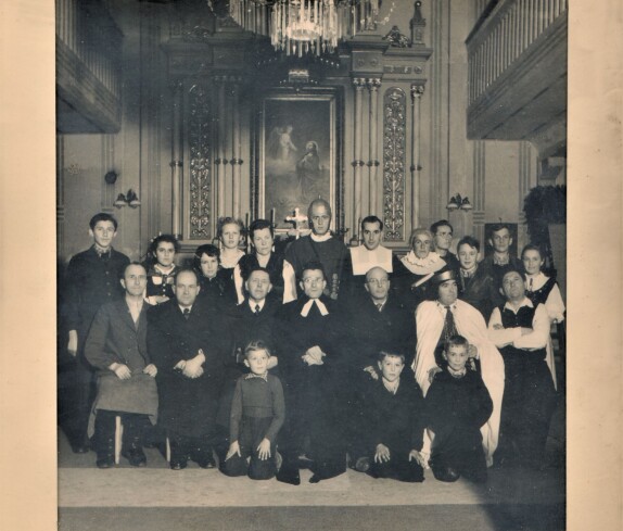 Evang. Pfarrgemeinde AB: Gruppenfoto anlässlich eines Gemeindeabends