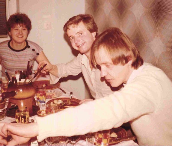 Fondueessen zu Silvester 1979