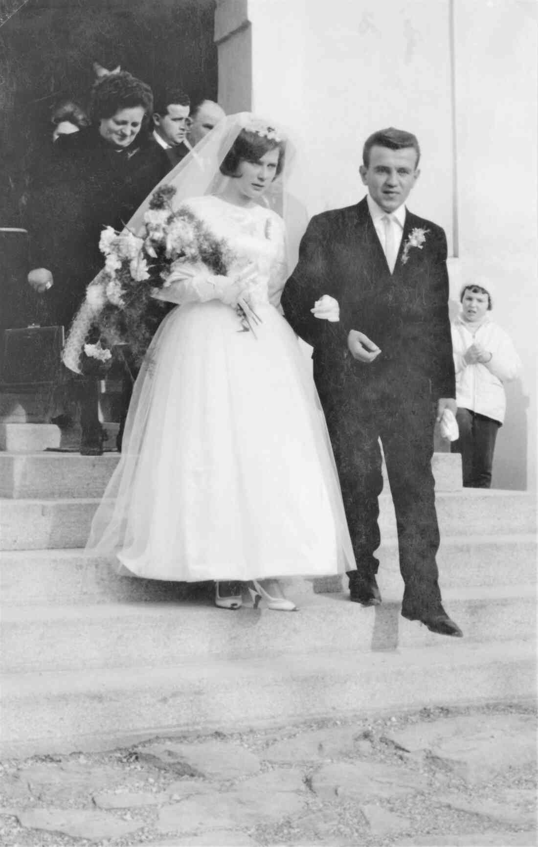 Hochzeit Maria Janisch (*1948/+2020) und Stefan Ritter (*1942)