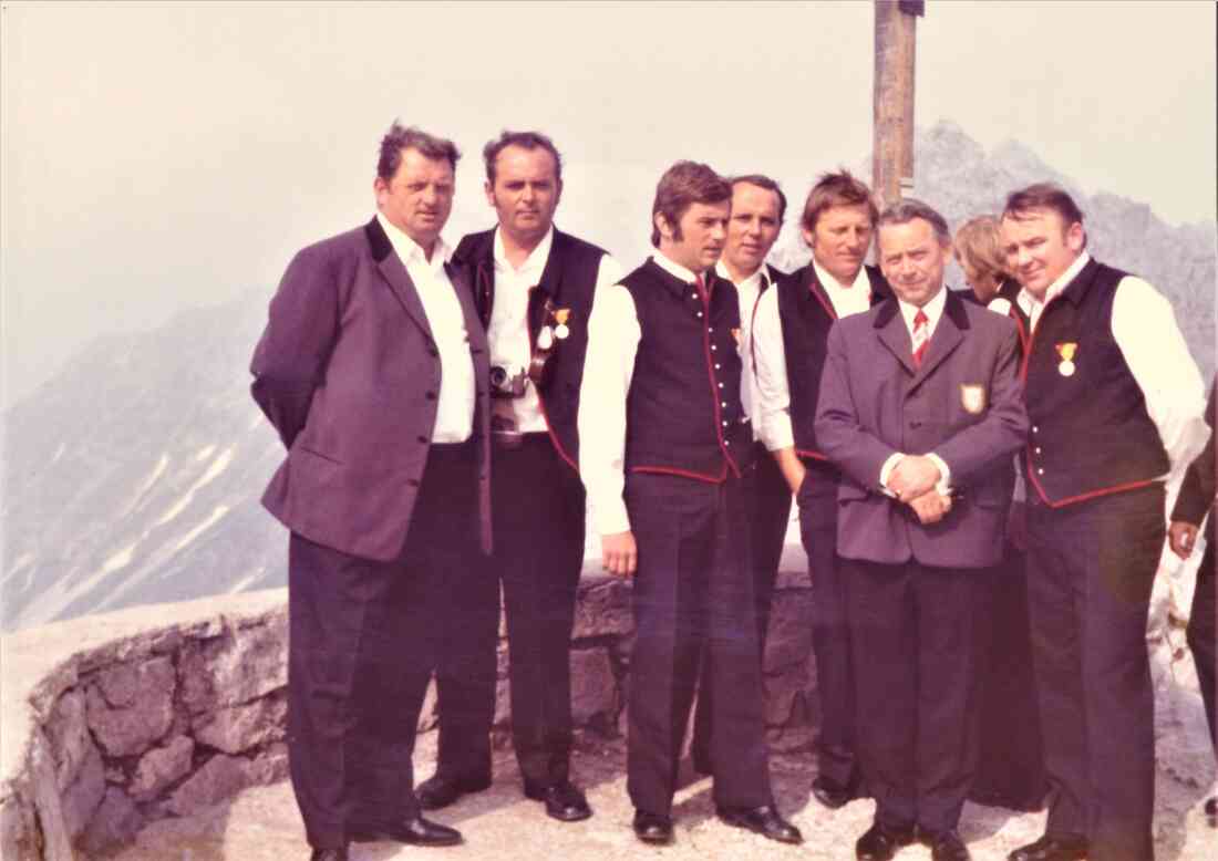 Stadtkapelle: auf der Konzertreise nach Lichtenstein am Hafelekar