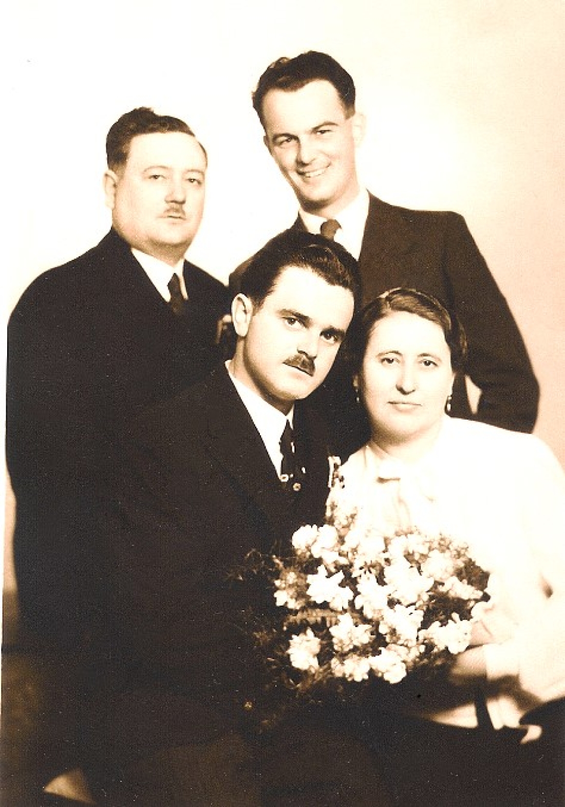 Hochzeit Alexander Granich (*1910/+1991) und Stefanie Klampfer (*1907/+1991)
