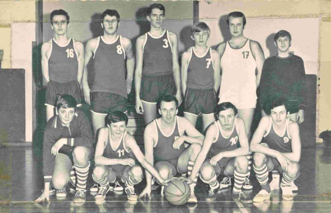 Basketballclub: Mannschaft beim Sinalco Cup Hartberg am 31. Jänner 1970