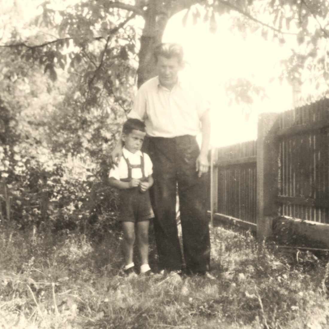 Emmerich Erdely sen. mit Sohn Emmerich jun.