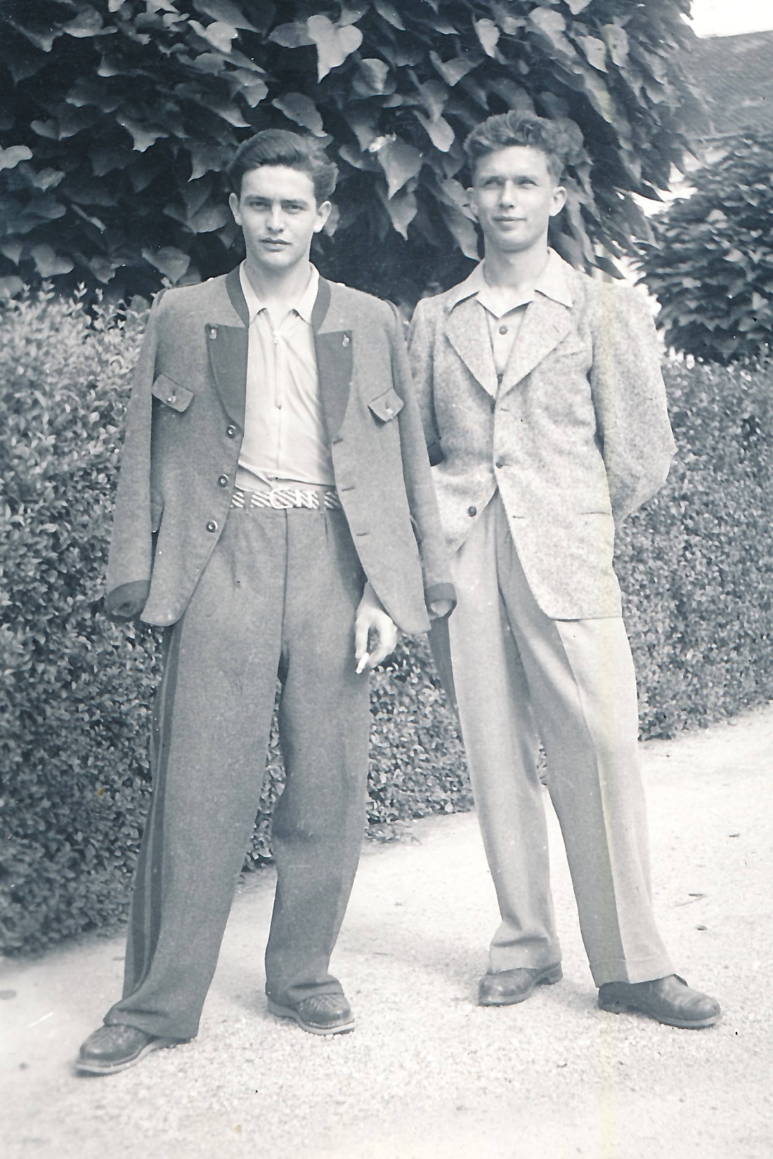 Zwei gute Freunde: Ludwig Seper (*1934/+2022) und Erich Langer (*1934/+2010)