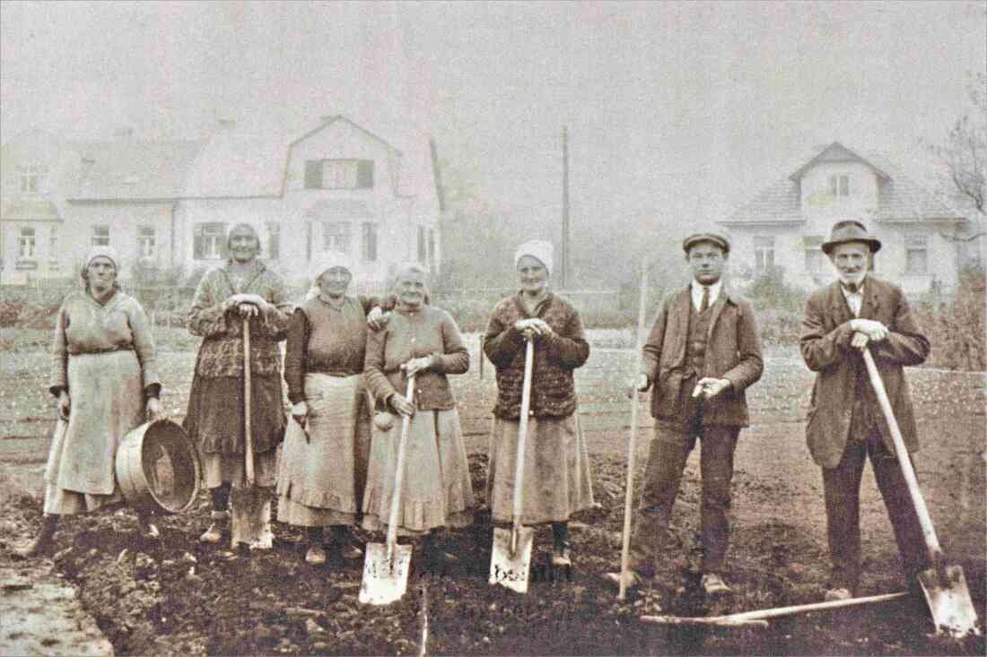 Gärtnerei Hanusch-Graf: Ludwig Graf (*1911 in Grafenegg / gefallen 1943) als Mitarbeiter des Gartenbaubetriebs Kuntner in Wien Floridsdorf