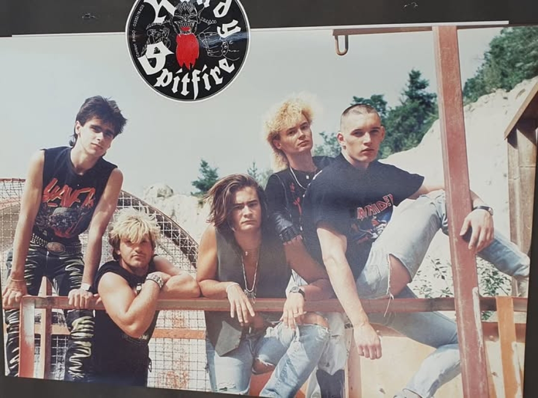 Oberwarts erste Hardrockband: RANDY SPITFIRE (1990 bis 1992) - Catomio/Pleyer/Ochsenhofer/Ringbauer/Nemeth - Musikgruppe