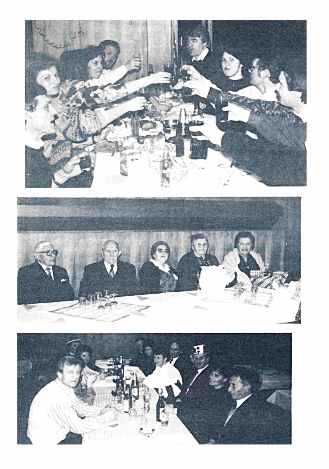 Röm. kath. Pfarre: drei Tische am 1. Binkelball