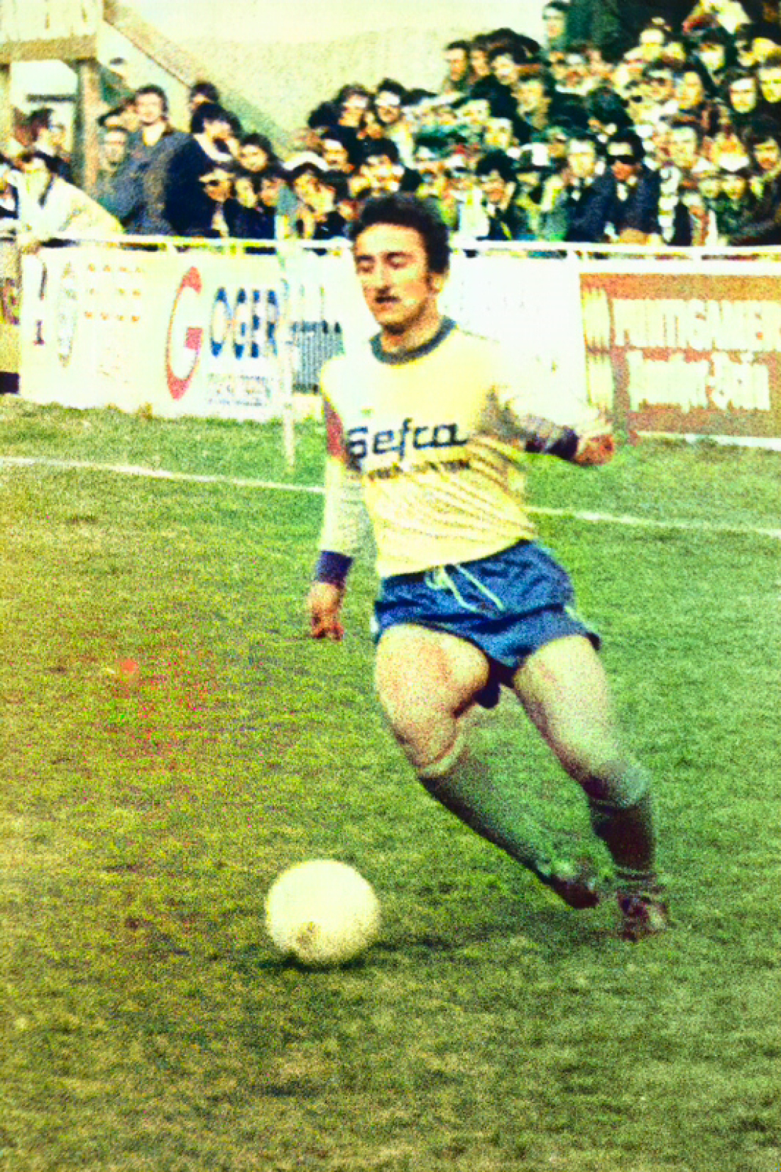 Fußball: „Flipper“ Gerhard Fasching (*1956) als Spieler der SV Sefra Oberwart