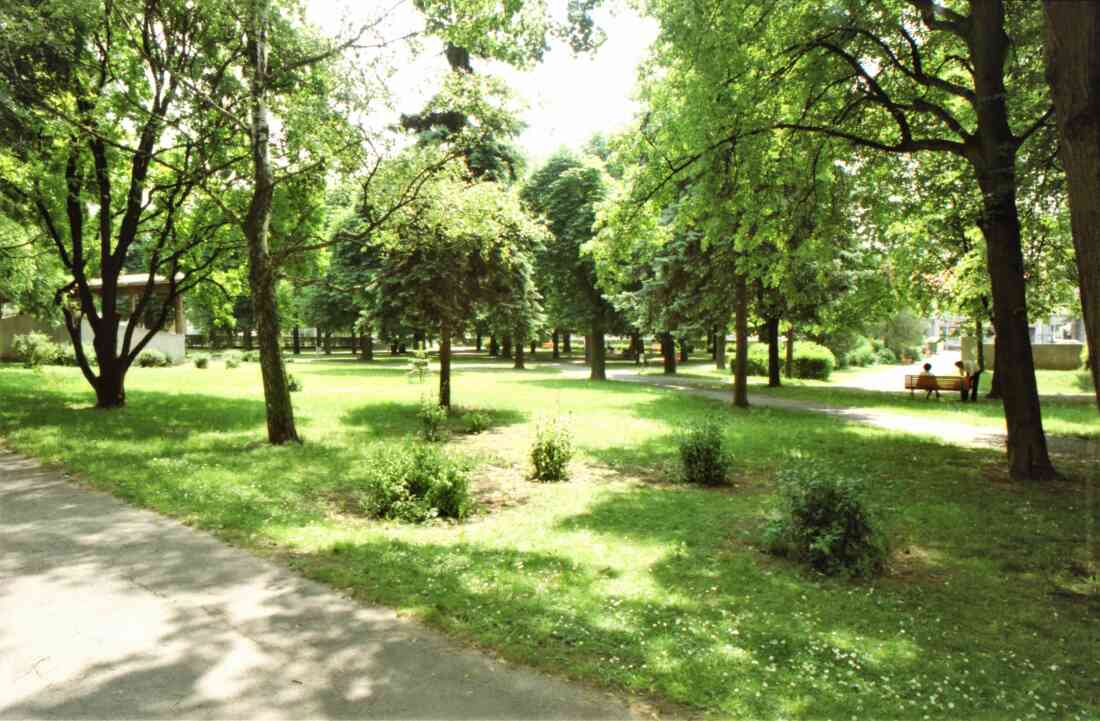 Stadtpark mit Musikpavillon