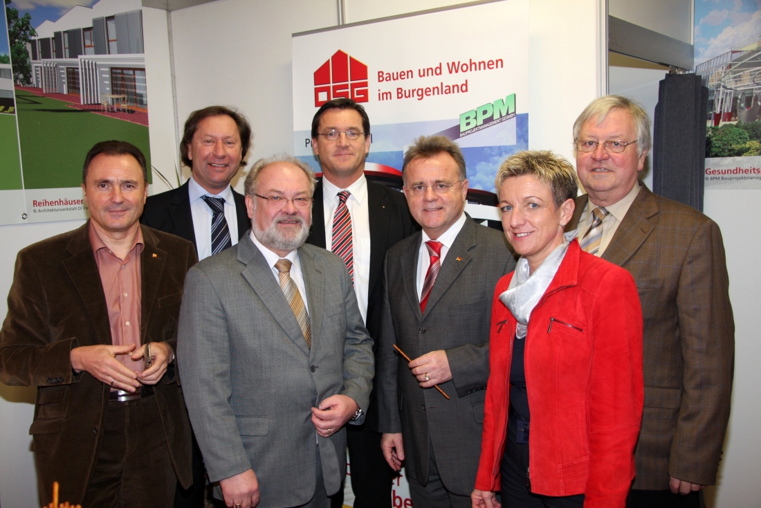 OSG-Infostand Baumesse Oberwart - Pongracz/Niessl/Prohaska/Bieler/Maczek/Kollar/Schmidt