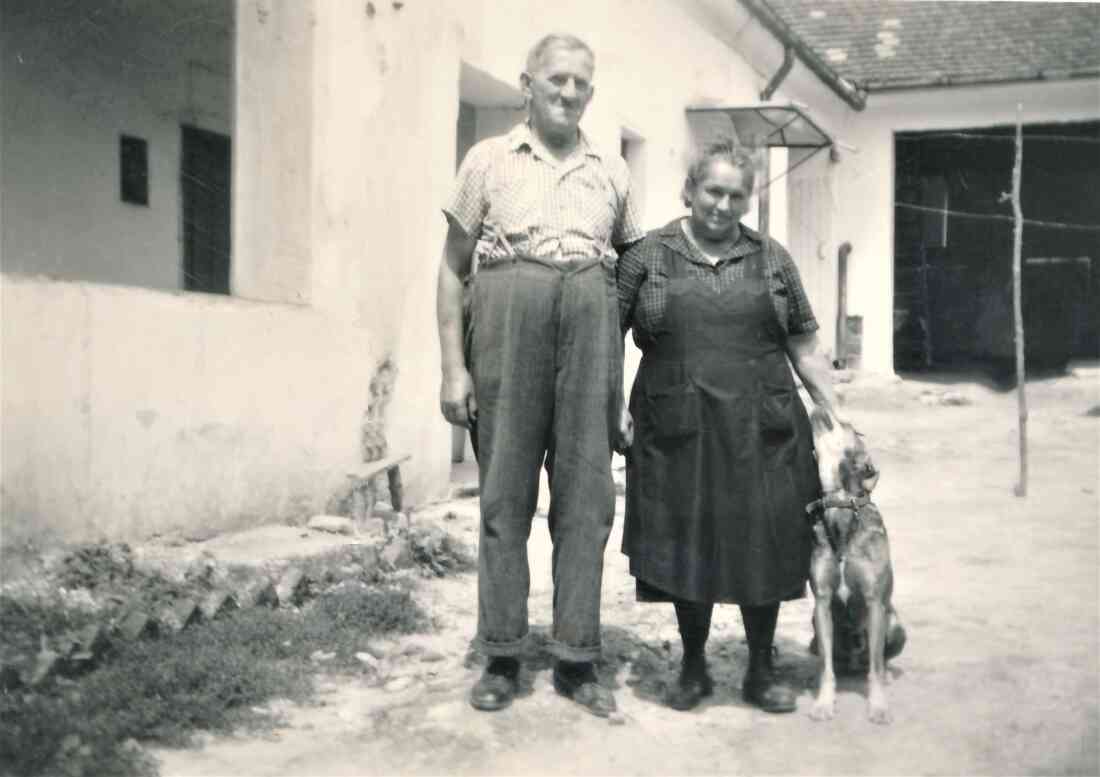 Das Gärtnerehepaar Thomas (*1889 / +1963) und Maria (geb. Heid, *1897 / +1971) Hanusch