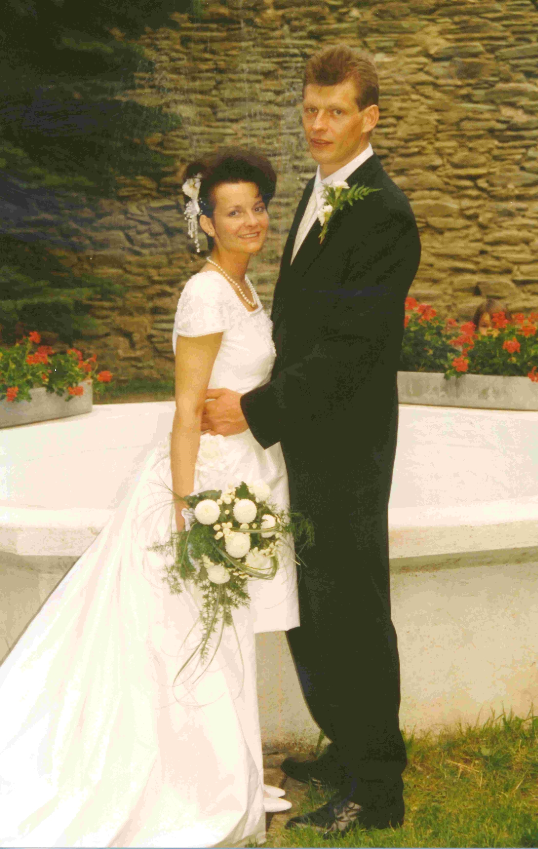 Das Hochzeitspaar Petra Deutsch und Gustav Johann Neubauer