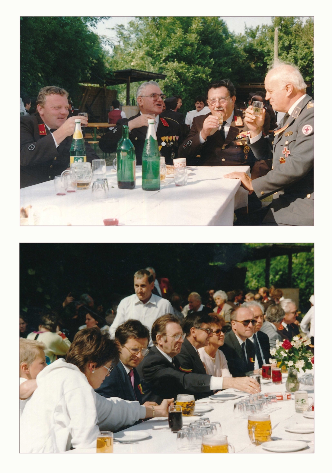 Freiwillige Feuerwehr St. Martin: KLF-Segnung  am 28. Mai 1992 -  "Das muss gefeiert werden"( Ratz/Marth/Klic/Guger/Schranz/Racz/Scheinecker/Marosi/Mikovits/Bernhard)