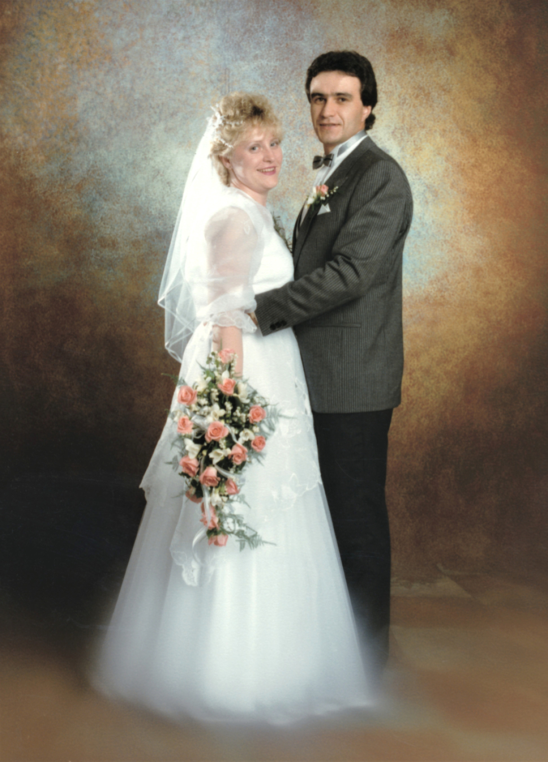 Das Hochzeitspaar Alexander Zambo und Regina Zambo (geb. Pieler)