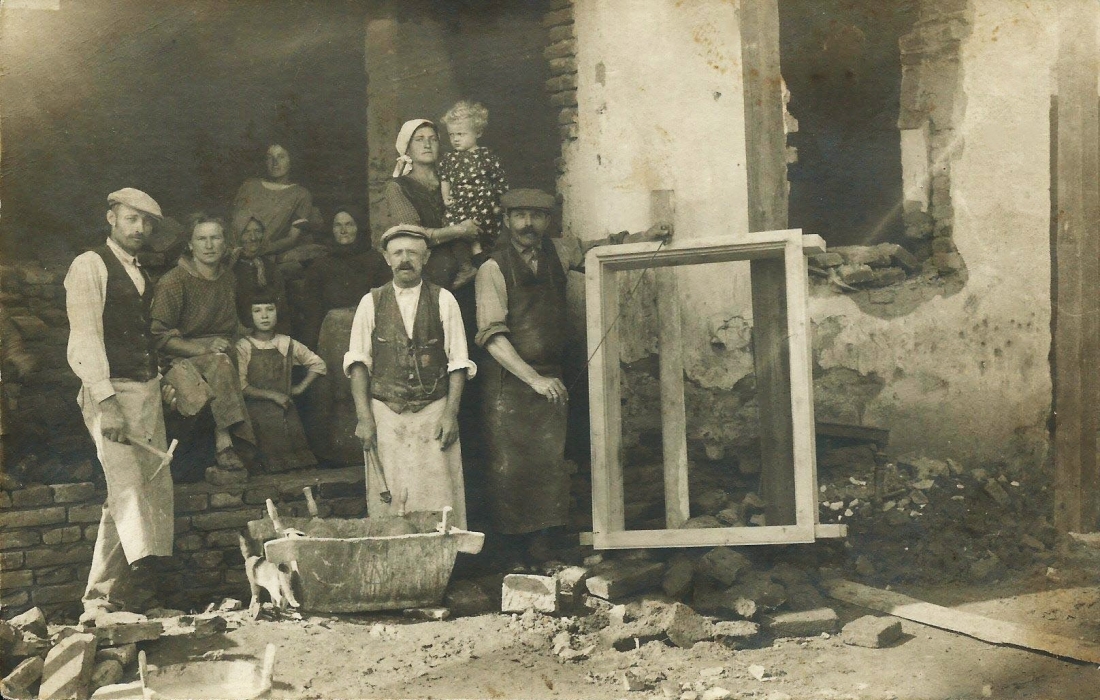 Bau der Schlosserei Josef Vörös (Reichlgasse 14)