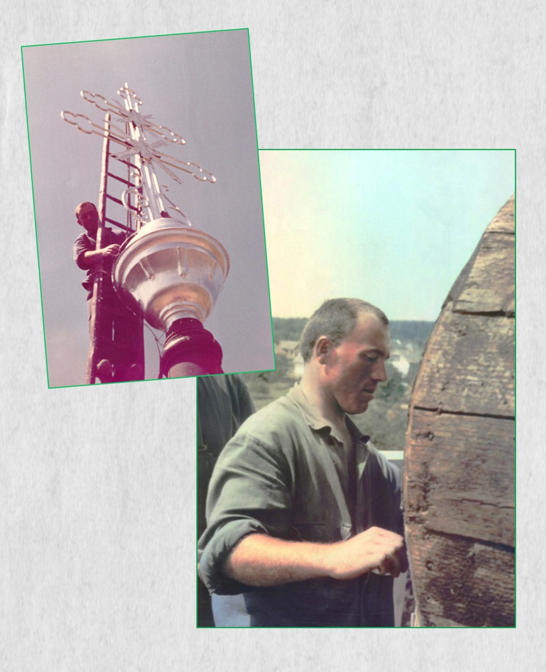 Spenglerei Mareich: röm. kath. Pfarrkirche Kemeten - Renovierung des Turmknopfs mit Kugel und Stern durch Herbert Wilfinger