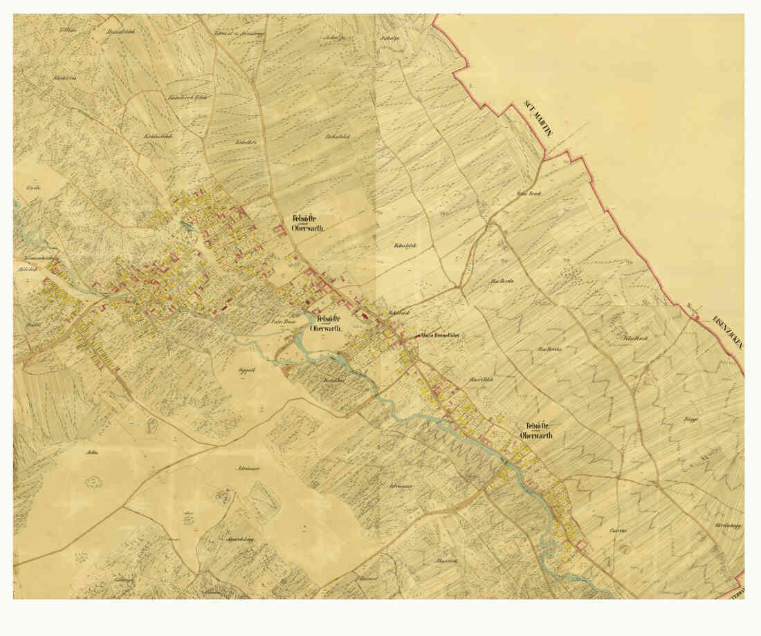 Stadtplan: Habsburgermonarchie - Franziszeischer Kataster 1857