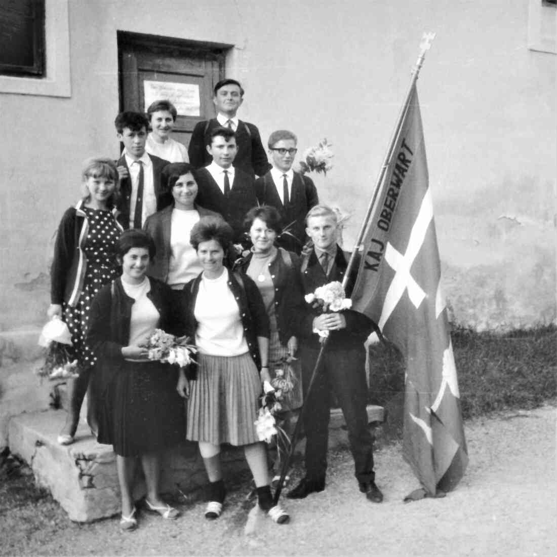 Röm. kath. Pfarre: Fußwallfahrt der kath. Jugend nach Mariazell - 1964