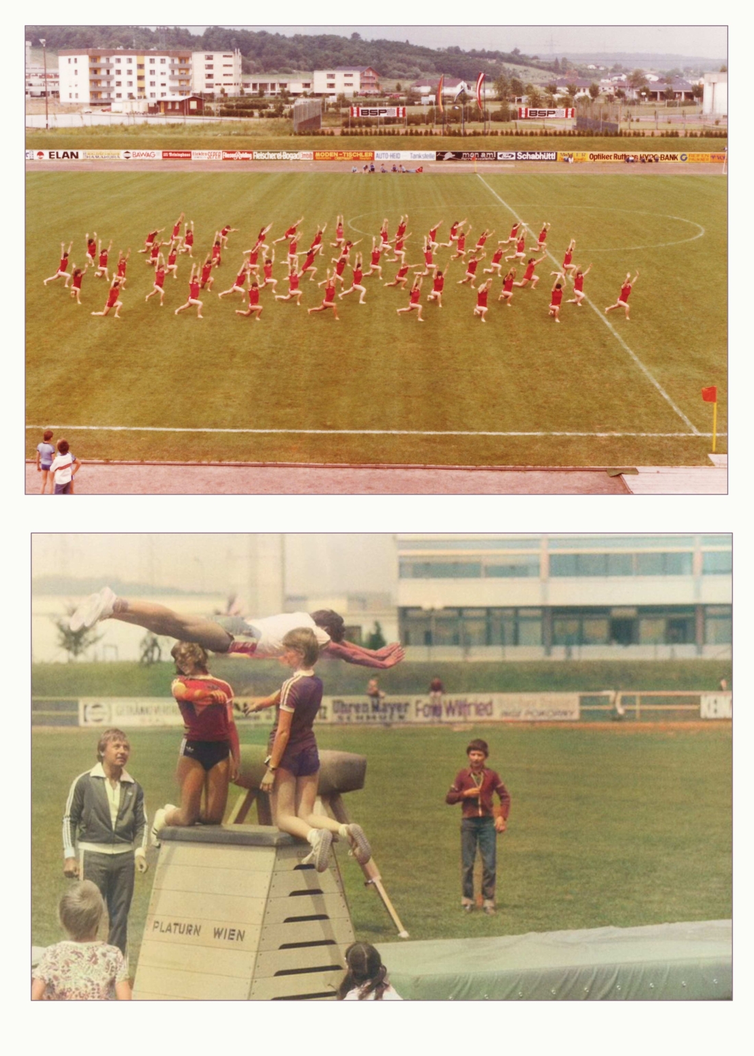 Sportvorführungen anlässlich der Eröffnung der Österreichischen Schulmeisterschaften im Fußball im Oberwarter Stadion