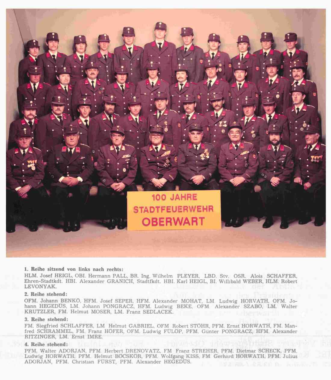 100 Jahre Stadtfeuerwehr Oberwart