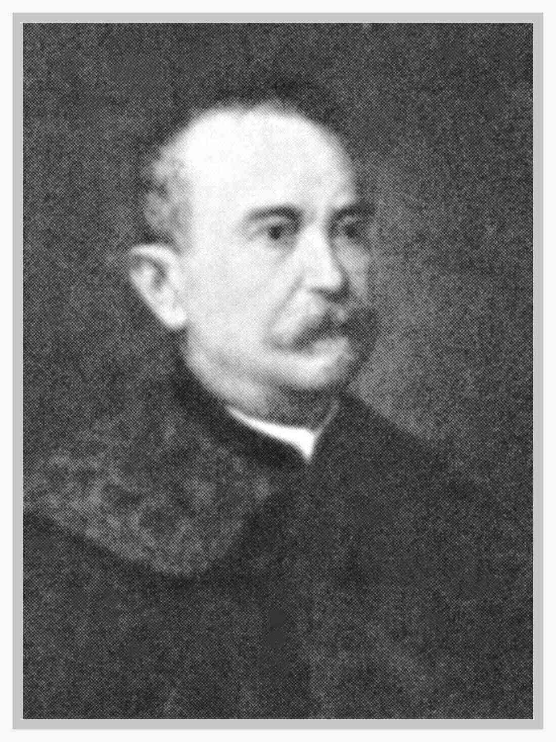 Reformierte Pfarrgemeinde: Pfarrer und Senior Alexander (Sandor) Gueth - *1830/+1896 (Portrait)