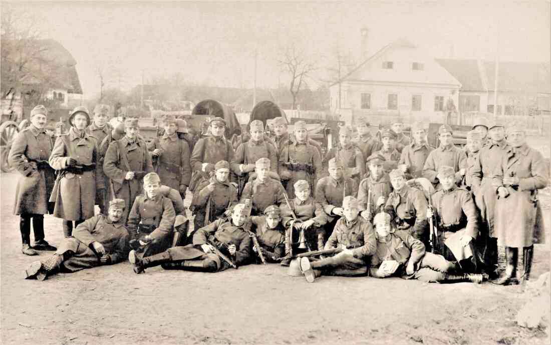 Österreichischen Truppen beenden die Episode des "Freischärlerstaats" Leithabanat (Lajtabánság ung. oder Leitha-Banschaft): Bereich Grazerstraße/Bachgasse