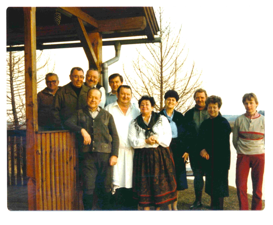 Die Jägerschaft am Pinkateich - Talasz/Neun/Sedlaczek/Magyar/Hodits/Nemeth/Kirnbauer/Hutter/Benkö/Graf