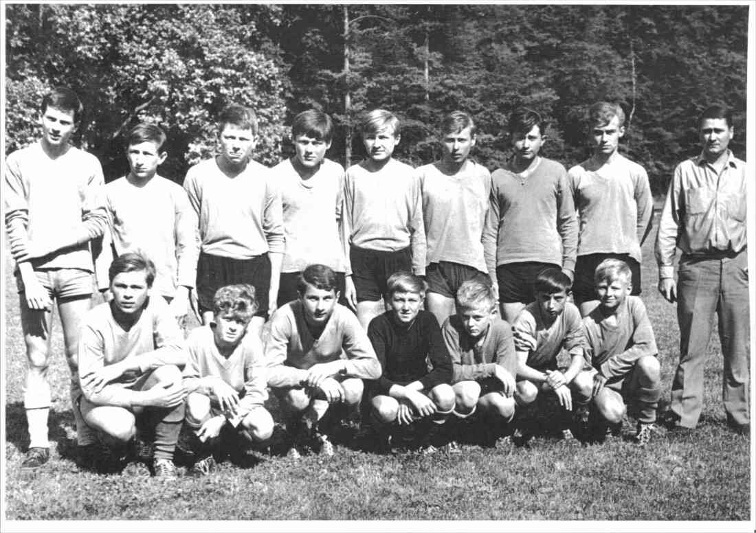 Fußball: Juniorenmannschaft des SC Oberwart - 1965/66