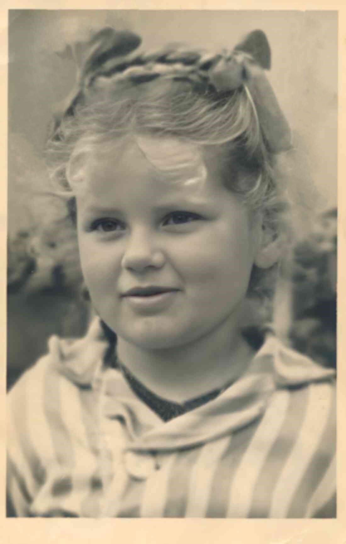 Portrait: Traute Schober (*1945) als Kind