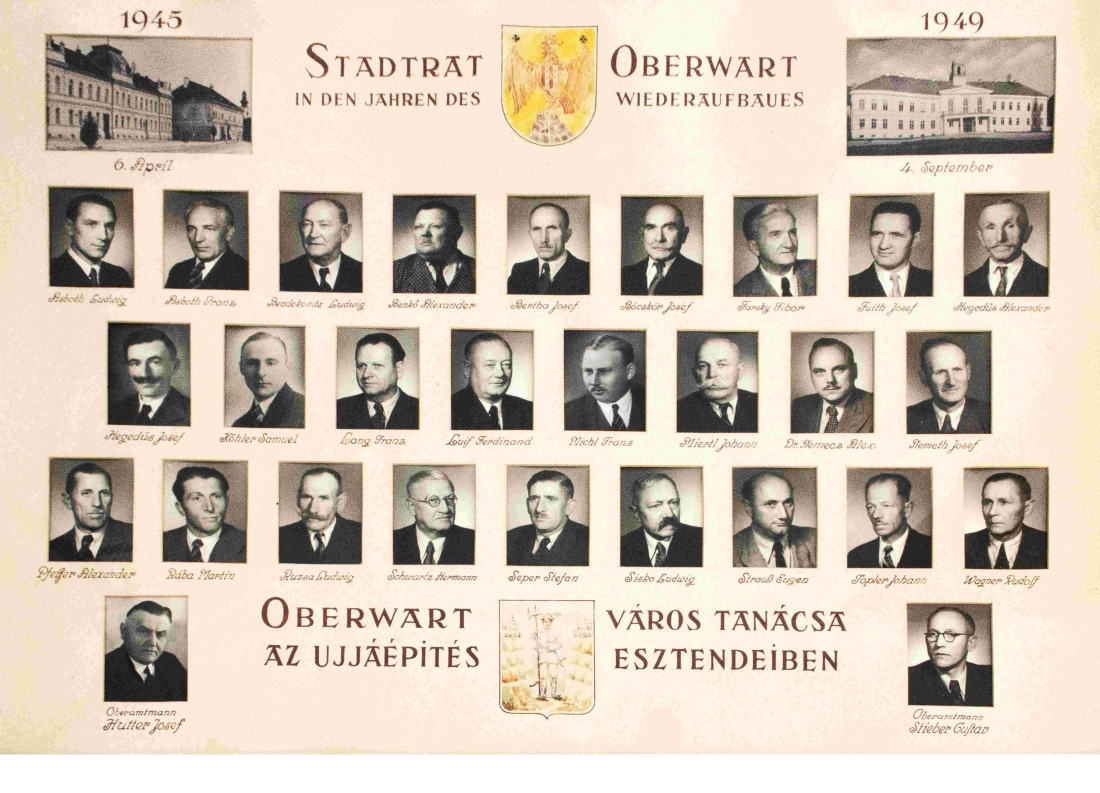 "Stadtrat" in den Jahren des Wiederaufbaus  1945 bis 1949 - Gemeinderat