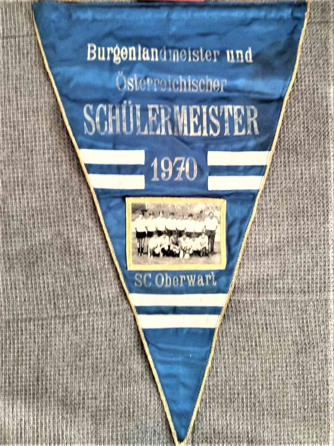 Fußball - SC Oberwart: Schülerstaatsmeister 1970