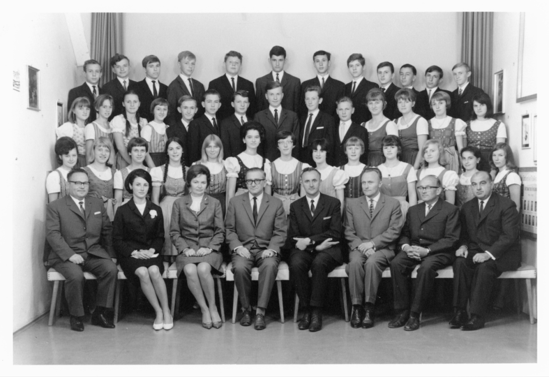 Abschlussklassen der Hauptschule im Schuljahr 1965/1966