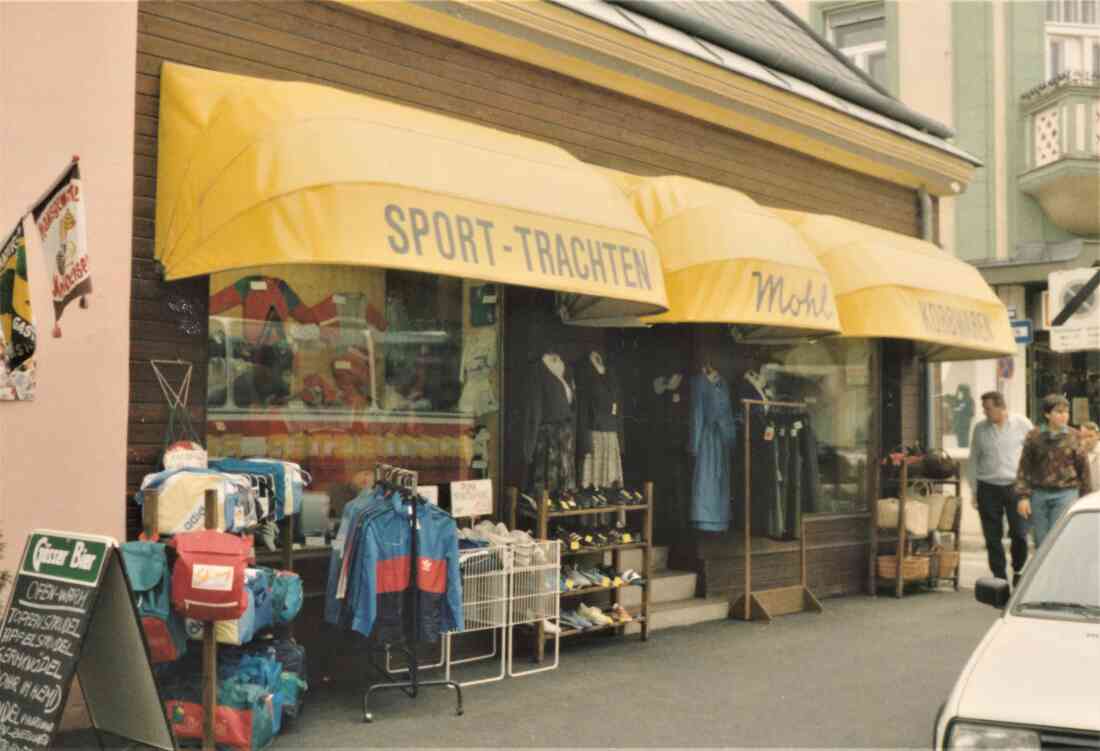 Geschäftslokal "Sport-Trachten-Korbwaren Mohl" - Wienerstraße 3