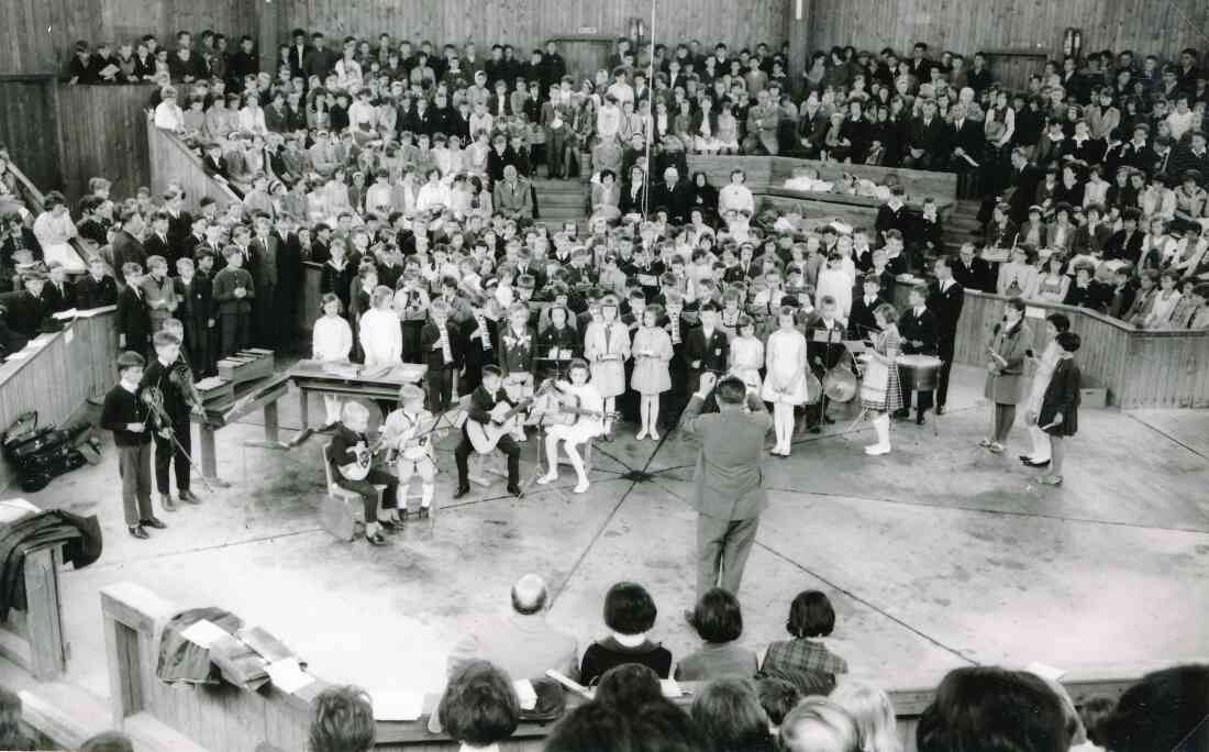 Jugendsingen in der Rotunde