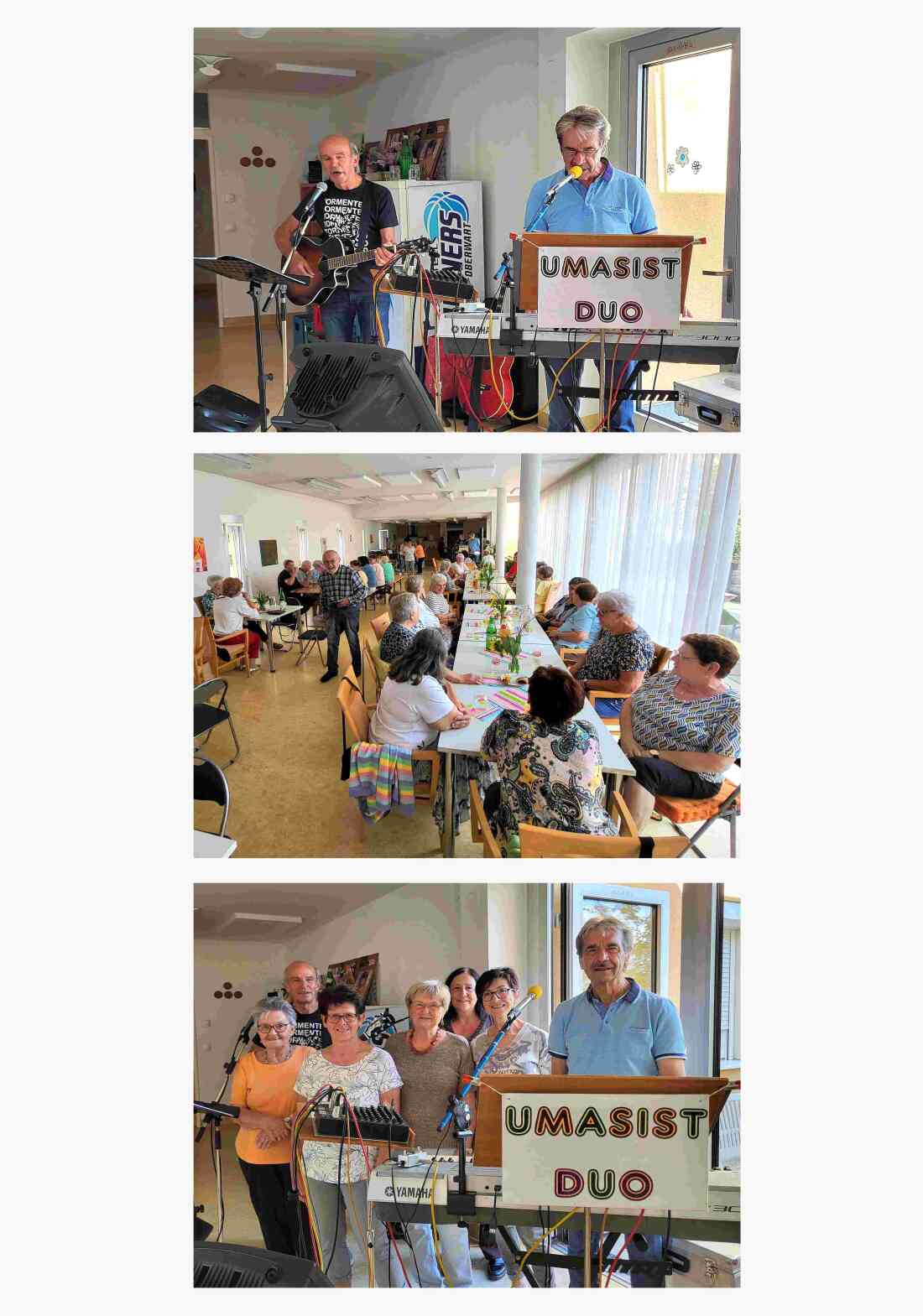Seniorenclub: Clubcafe im "Betreubaren Wohnens" mit dem "Umasist-Duo" - Pokomandy/Tomisser // Hupfer/Palank/Schmidt/Hegedüs/Steindl