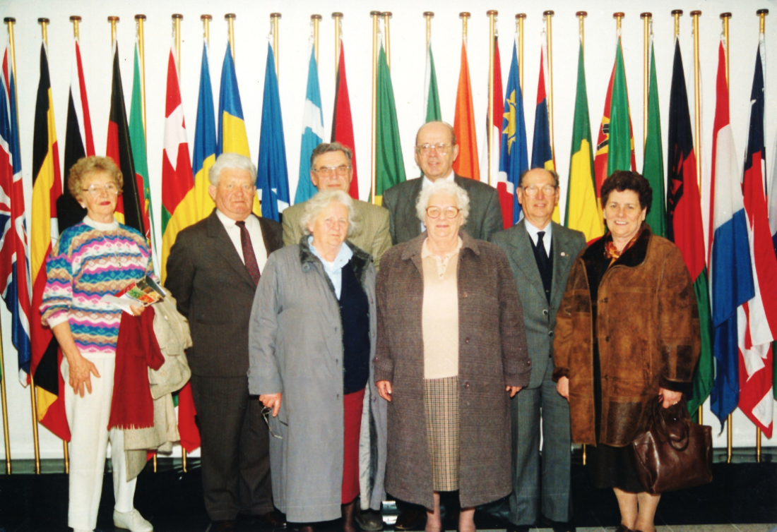 Oberwarter Reisegruppe zu Besuch beim EU-Abgeordneten Dr. Milan Linzer und im EU-Parlament in Brüssel - Pesenhofer/Benedek/Muth/Taucher/Kurz/Mikovits/Blach