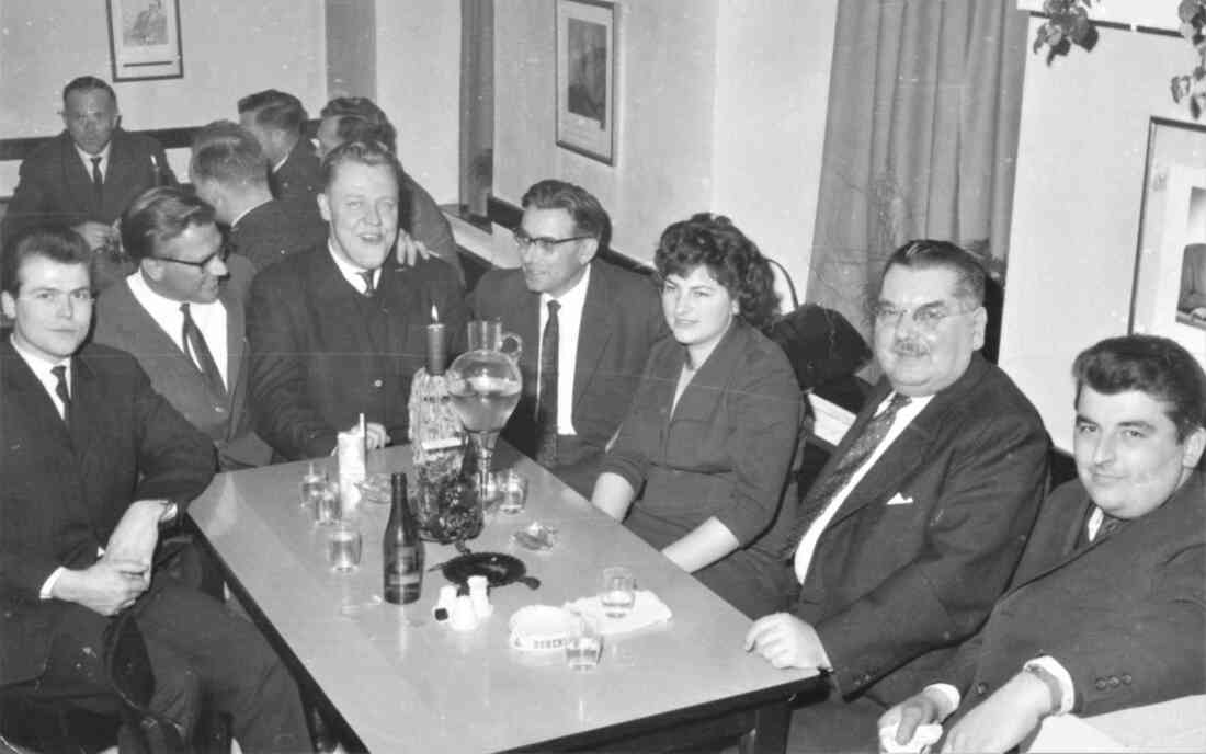 OSG: In geselliger Runde mit GF Sedlaczek und Obm. Bezucha