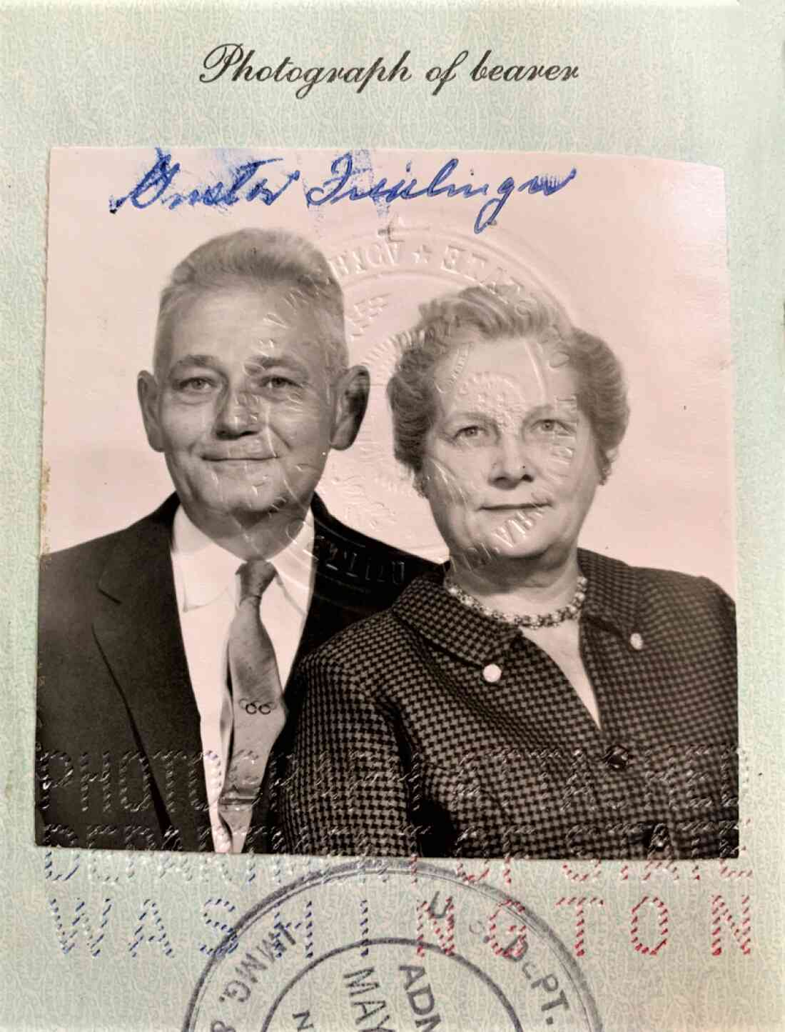 Great Grandparents - Urgroßeltern Gustav and Millie Freislinger