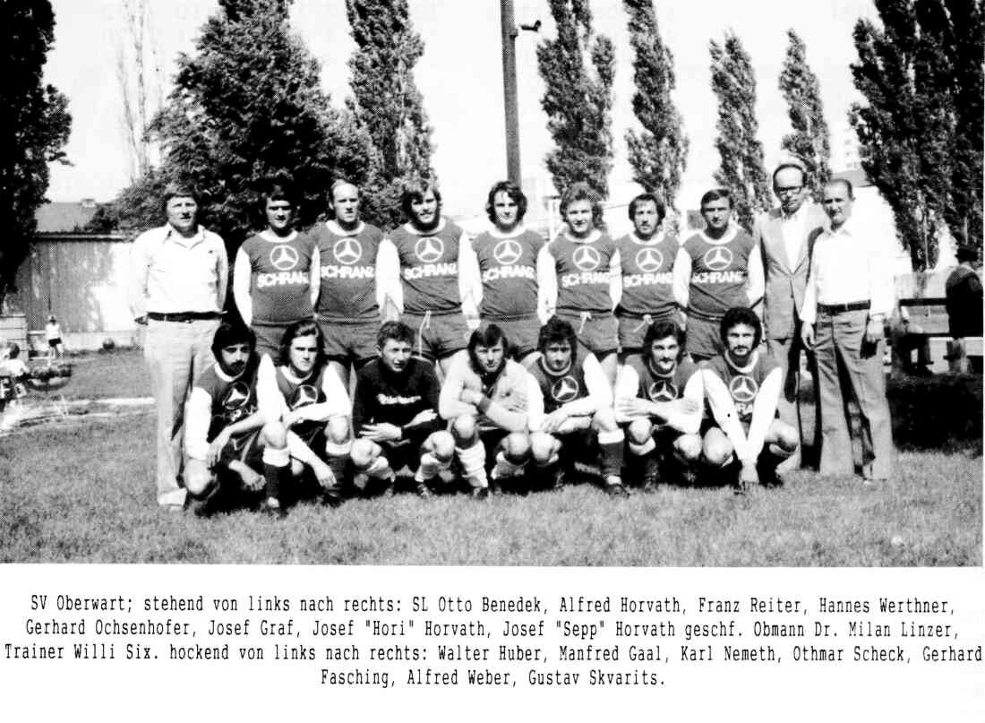 Fußball -  SV Oberwart: 1974/75