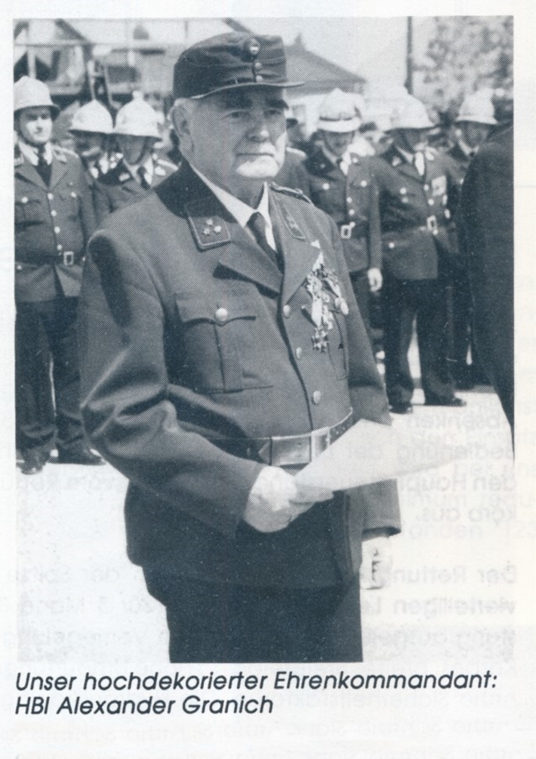 Alexander Granich (*1910 /+1991): Verdienstzeichen des Bgld. Landesfeuerwehrverbandes 1. Stufe