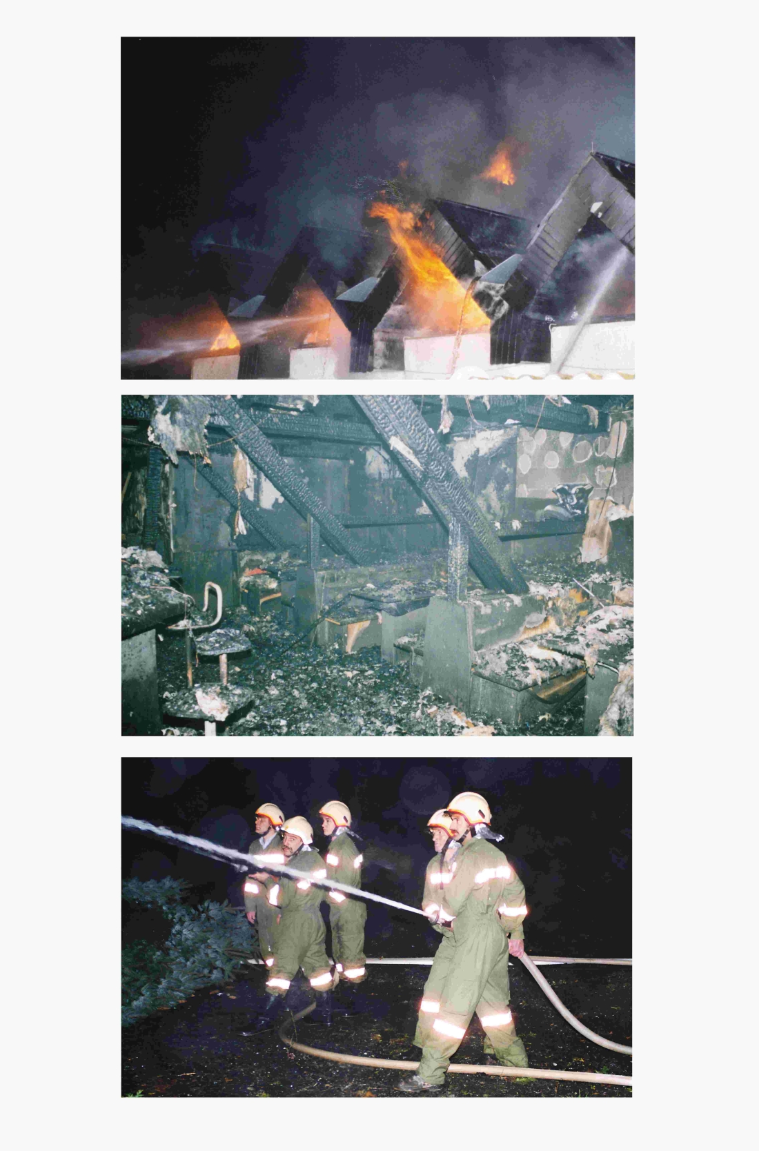 Feuerwehreinsatz beim Brand der Discothek (auch Diskothek) - Linkes Pinkaufer 6