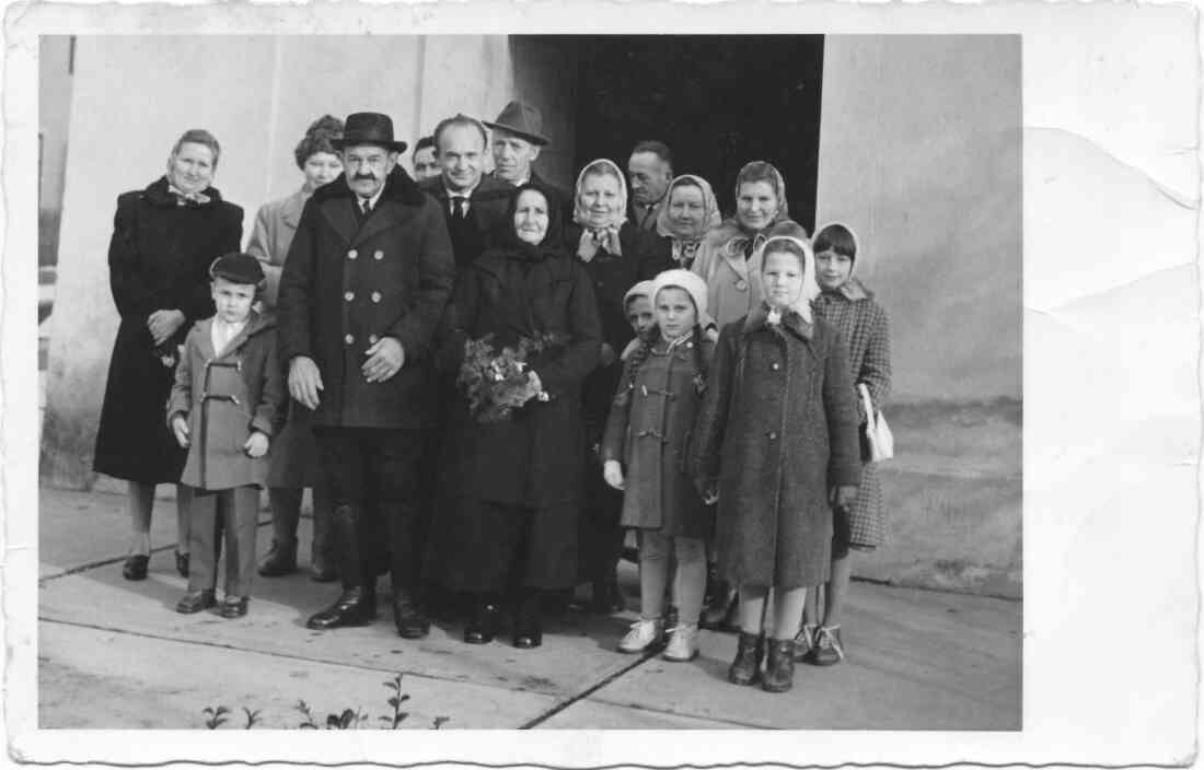 Goldene Hochzeit von Zsofia (geb. Böcskör, *1888/+1976) u. Sandor (Alexander) Zambo (*1887/+1971) -  OW 58 / Unterwarterstraße 9