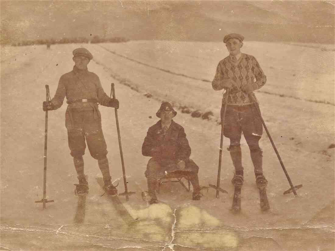 Wintersport - wahrscheinlich im Fenektal