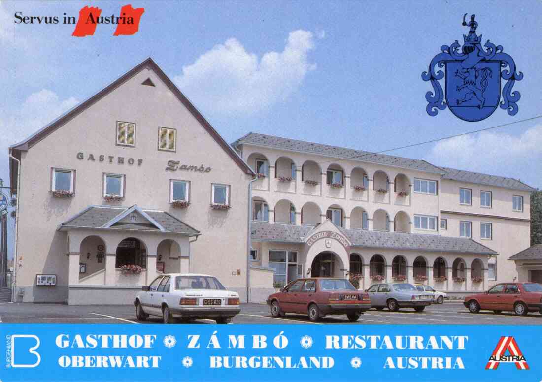 Ansichtskarte: Gasthof Zambo (Grazerstraße 71) - mit Arkaden